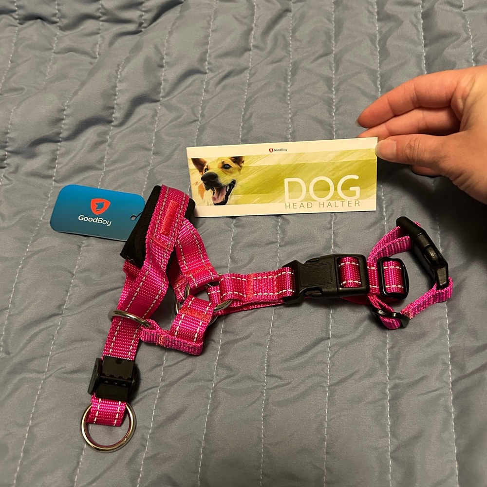 Pink Dog Head Halter